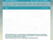 Tablet Screenshot of findhornpottery.com